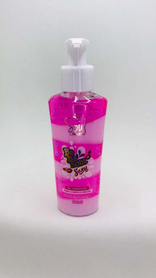 GEL HIDRATANTE BEIJÁVEL  DE IOGURTE DE MORANGO